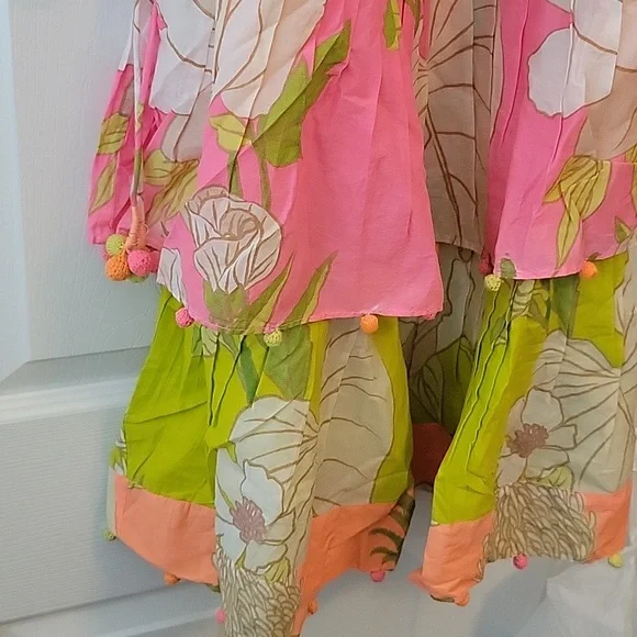 FARM RIO Mixed Neon Garden Mini  Dress NWT - Picture 9 of 11